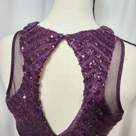 NWT Dear Moon Putple Sequin Dress Size 3 - Picture 5 of 10